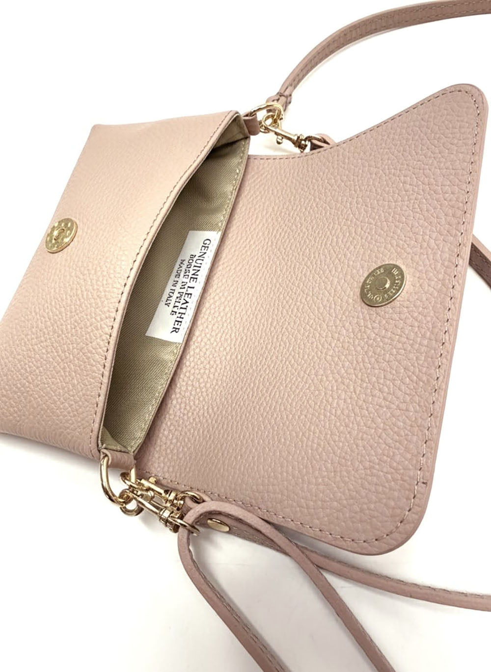 Bibiana Italian Leather Mini Shoulder & Crossbody Bag - Leather Italiano