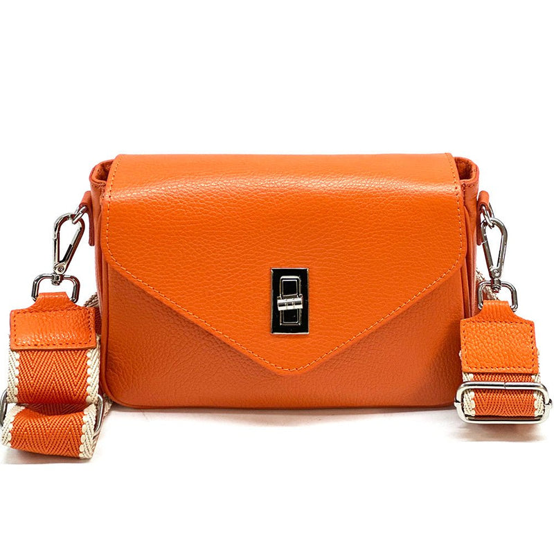 Bold Leather Crossbody Bag - Viva Italian Style - Leather Italiano