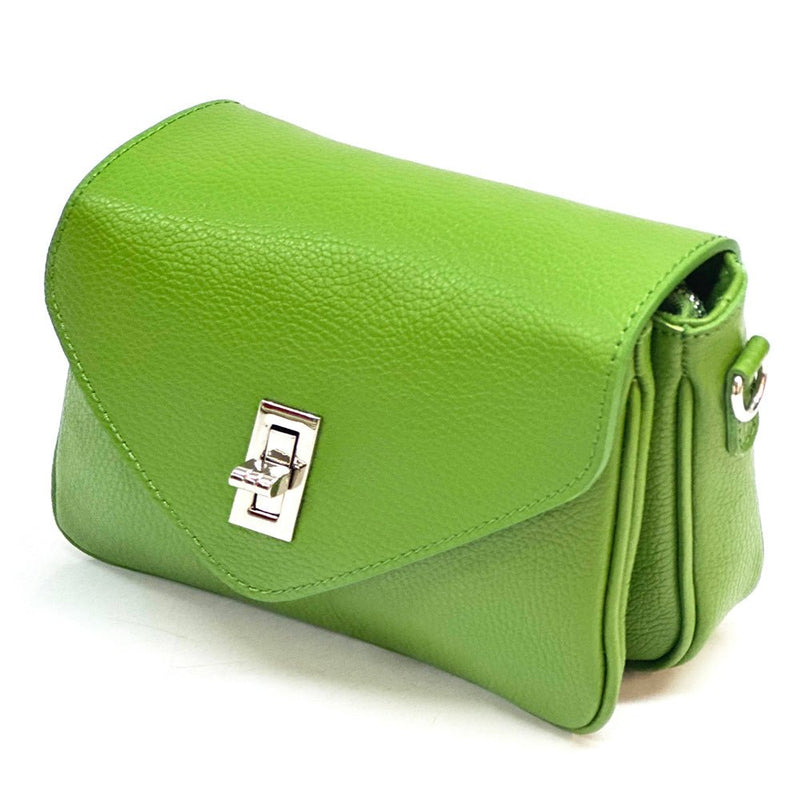 Bold Leather Crossbody Bag - Viva Italian Style - Leather Italiano