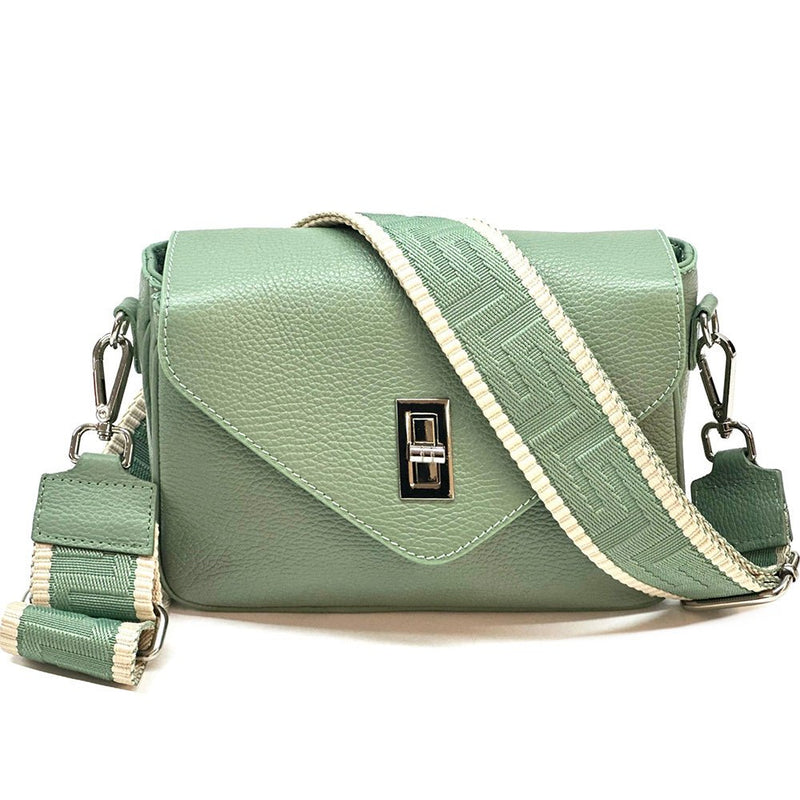 Bold Leather Crossbody Bag - Viva Italian Style - Leather Italiano