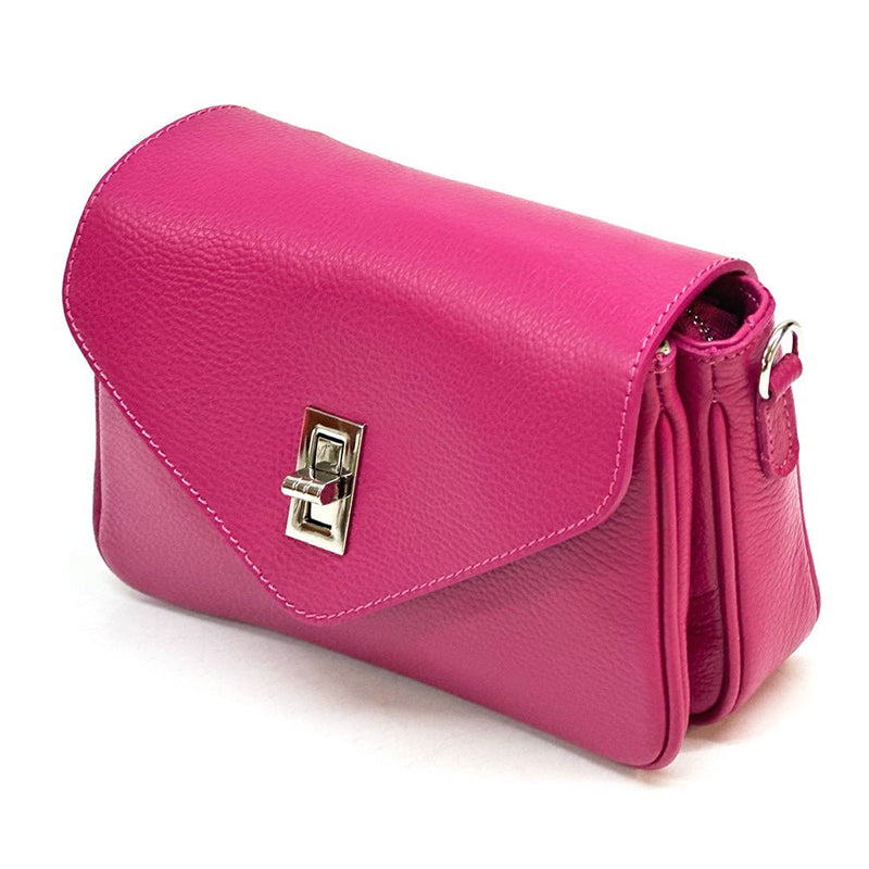 Bold Leather Crossbody Bag - Viva Italian Style - Leather Italiano