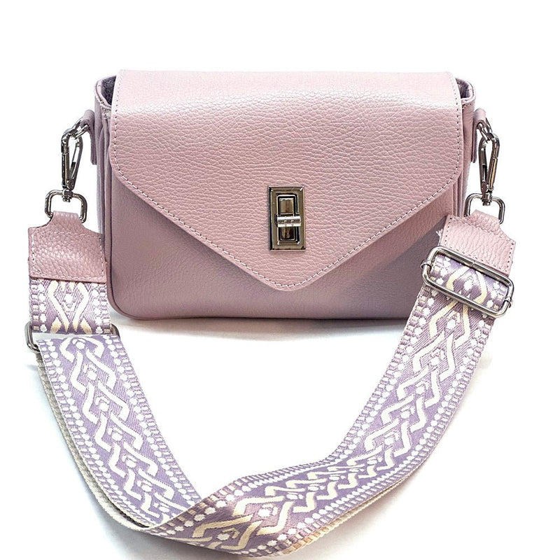 Bold Leather Crossbody Bag - Viva Italian Style - Leather Italiano
