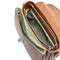 Bold Leather Crossbody Bag - Viva Italian Style - Leather Italiano