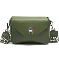 Bold Leather Crossbody Bag - Viva Italian Style - Leather Italiano