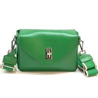 Bold Leather Crossbody Bag - Viva Italian Style - Leather Italiano