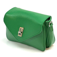 Bold Leather Crossbody Bag - Viva Italian Style - Leather Italiano