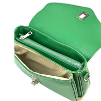 Bold Leather Crossbody Bag - Viva Italian Style - Leather Italiano