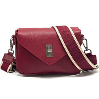 Bold Leather Crossbody Bag - Viva Italian Style - Leather Italiano