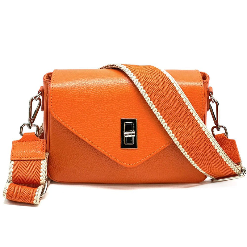 Bold Leather Crossbody Bag - Viva Italian Style - Leather Italiano