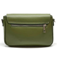 Bold Leather Crossbody Bag - Viva Italian Style - Leather Italiano