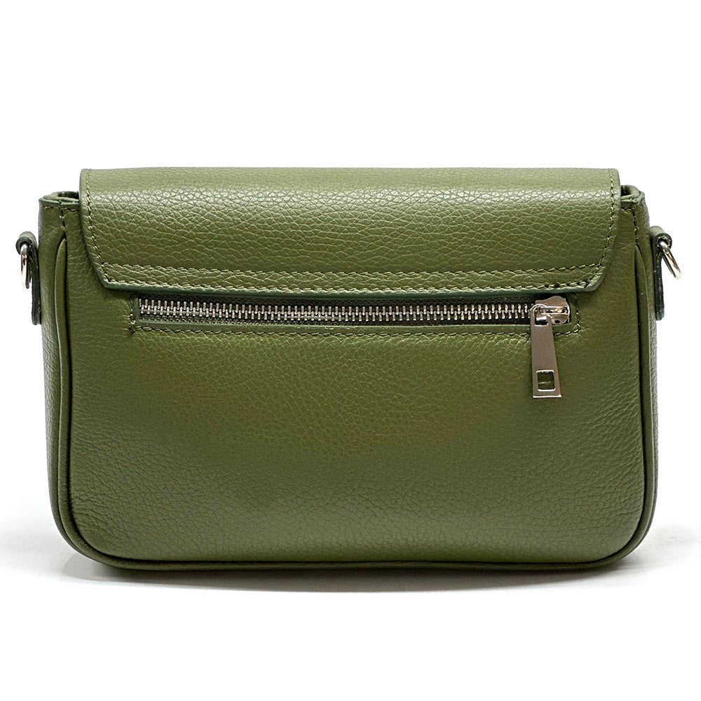 Bold Leather Crossbody Bag - Viva Italian Style - Leather Italiano