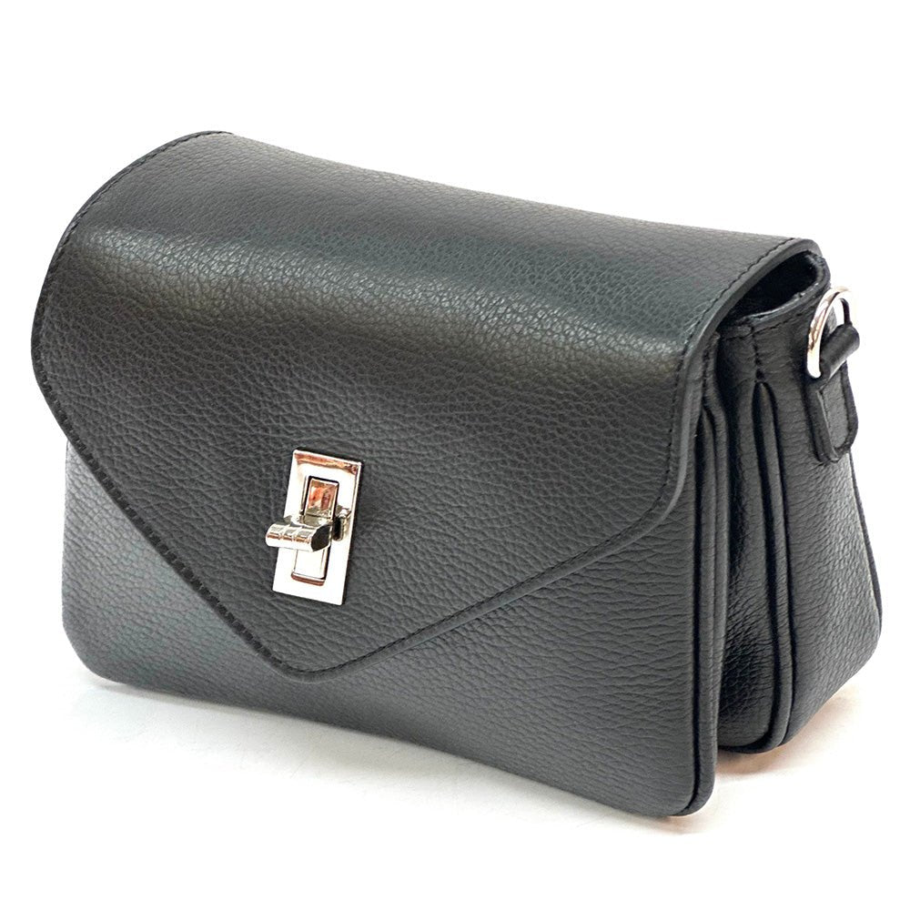 Bold Leather Crossbody Bag - Viva Italian Style - Leather Italiano