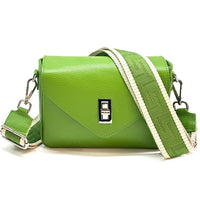 Bold Leather Crossbody Bag - Viva Italian Style - Leather Italiano