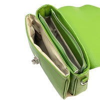 Bold Leather Crossbody Bag - Viva Italian Style - Leather Italiano