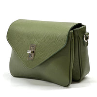 Bold Leather Crossbody Bag - Viva Italian Style - Leather Italiano