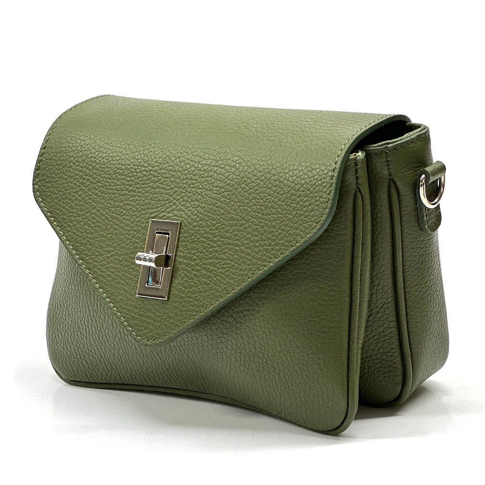 Bold Leather Crossbody Bag - Viva Italian Style - Leather Italiano