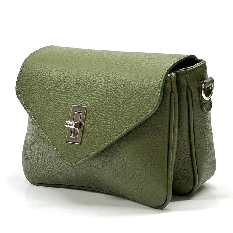 Bold Leather Crossbody Bag - Viva Italian Style - Leather Italiano