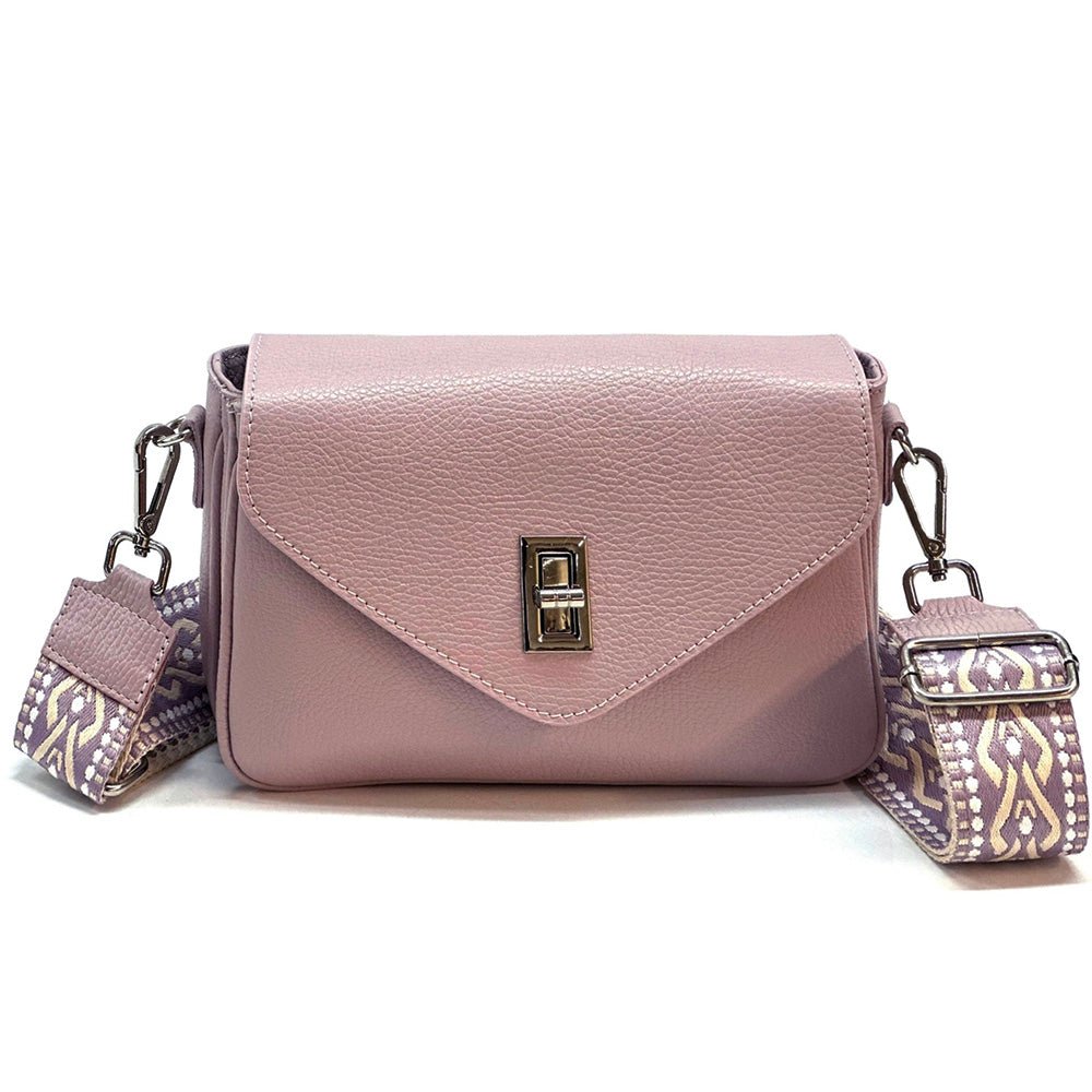 Bold Leather Crossbody Bag - Viva Italian Style - Leather Italiano