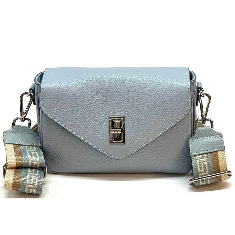 Bold Leather Crossbody Bag - Viva Italian Style - Leather Italiano