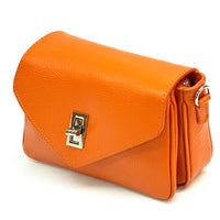 Bold Leather Crossbody Bag - Viva Italian Style - Leather Italiano