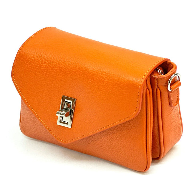 Bold Leather Crossbody Bag - Viva Italian Style - Leather Italiano
