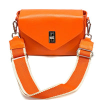 Bold Leather Crossbody Bag - Viva Italian Style - Leather Italiano