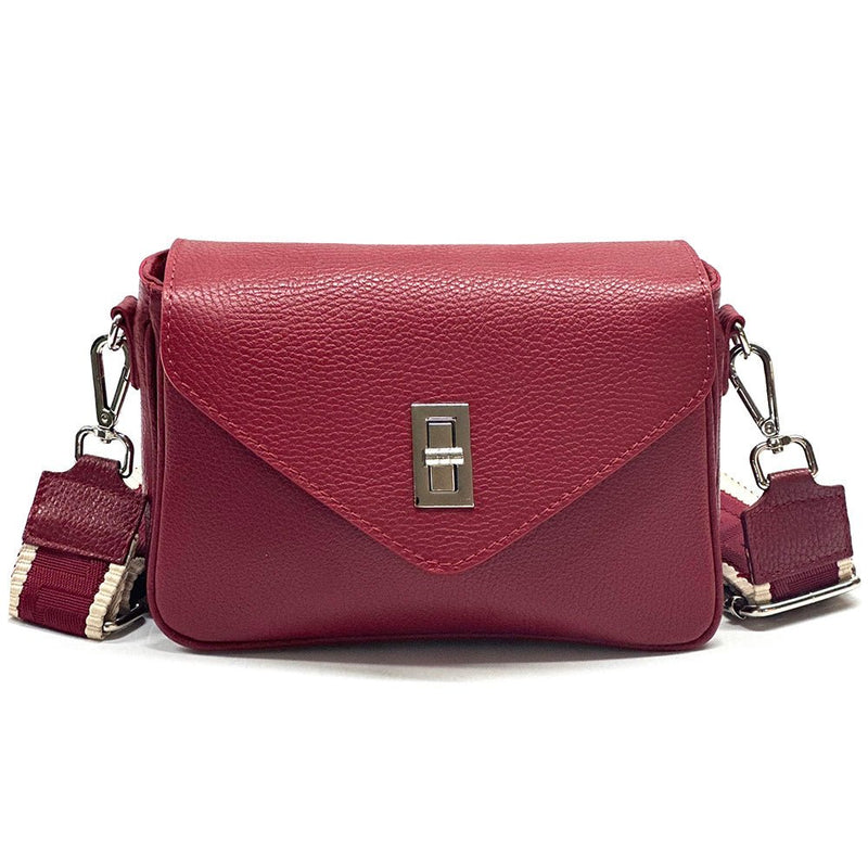 Bold Leather Crossbody Bag - Viva Italian Style - Leather Italiano
