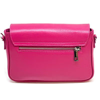 Bold Leather Crossbody Bag - Viva Italian Style - Leather Italiano