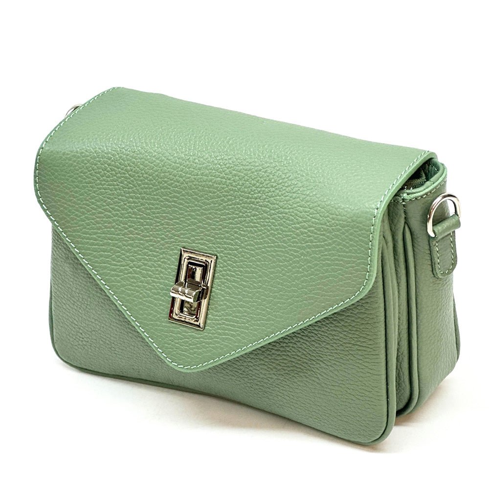 Bold Leather Crossbody Bag - Viva Italian Style - Leather Italiano