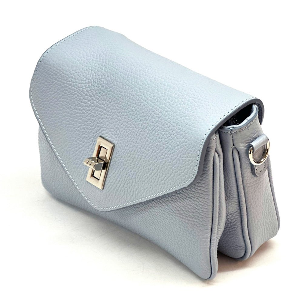 Bold Leather Crossbody Bag - Viva Italian Style - Leather Italiano