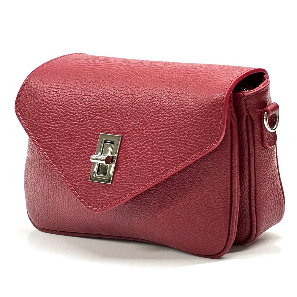 Bold Leather Crossbody Bag - Viva Italian Style - Leather Italiano
