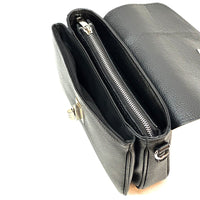 Bold Leather Crossbody Bag - Viva Italian Style - Leather Italiano
