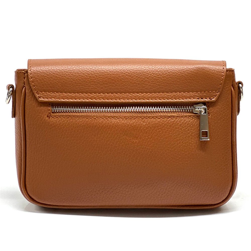 Bold Leather Crossbody Bag - Viva Italian Style - Leather Italiano