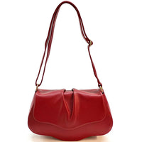 Calfskin Leather Crossbody Bag Elegant | Maria - Leather Italiano - Leather Italiano