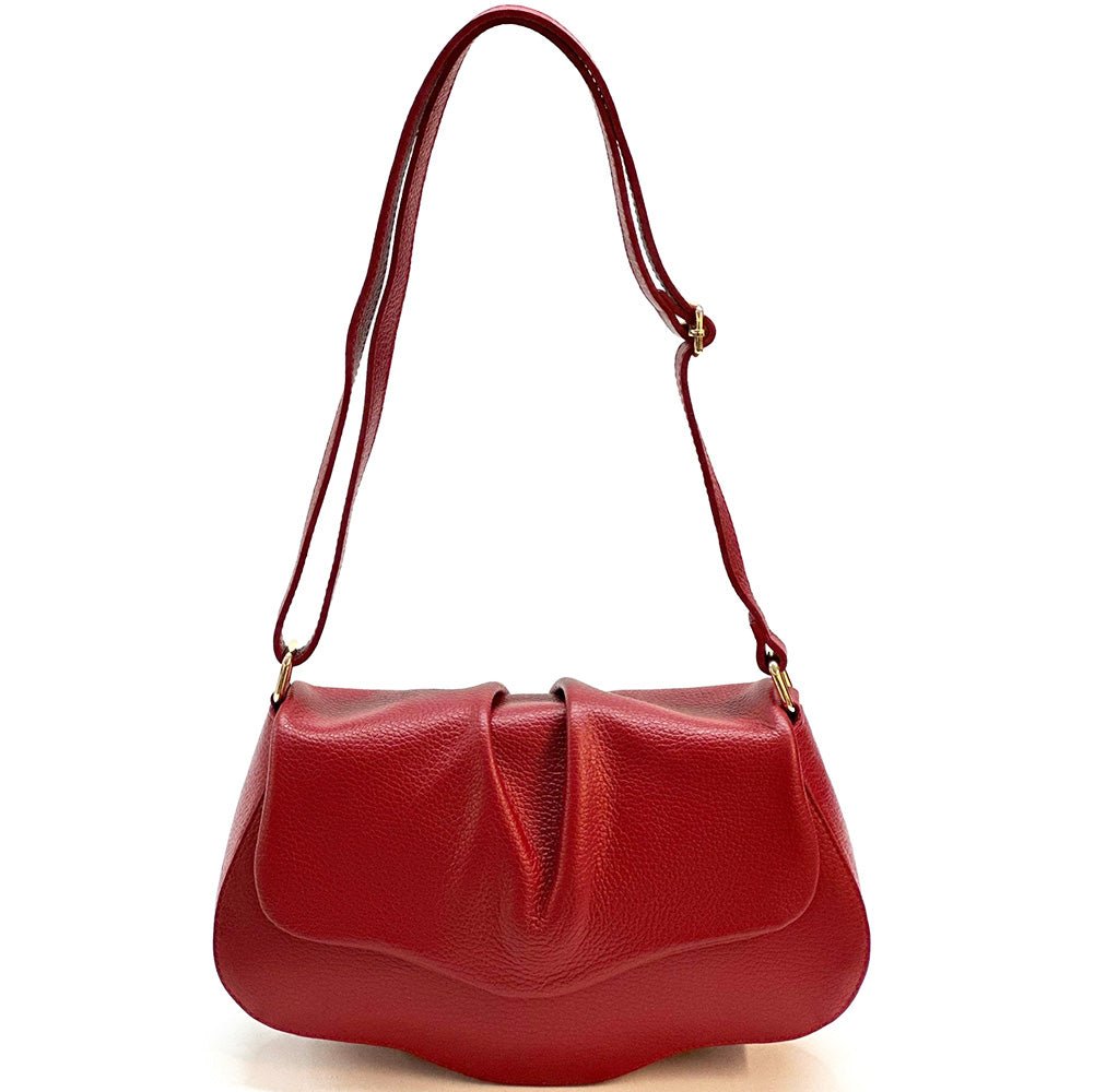 Calfskin Leather Crossbody Bag Elegant | Maria - Leather Italiano - Leather Italiano
