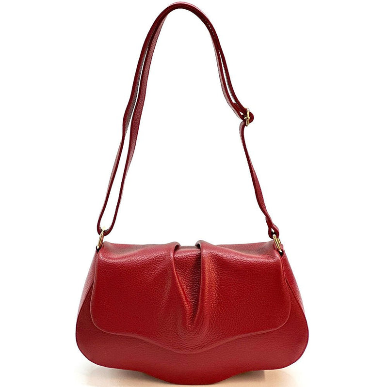 Calfskin Leather Crossbody Bag Elegant | Maria - Leather Italiano - Leather Italiano