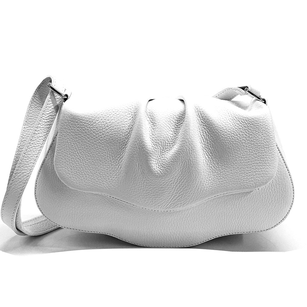 Calfskin Leather Crossbody Bag Elegant | Maria - Leather Italiano - Leather Italiano