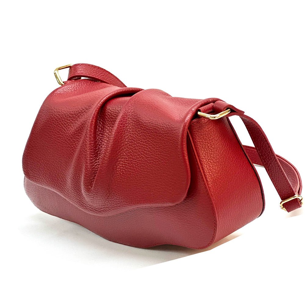 Calfskin Leather Crossbody Bag Elegant | Maria - Leather Italiano - Leather Italiano