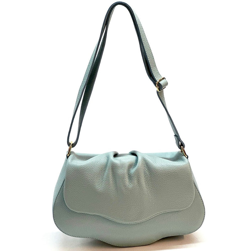 Calfskin Leather Crossbody Bag Elegant | Maria - Leather Italiano - Leather Italiano