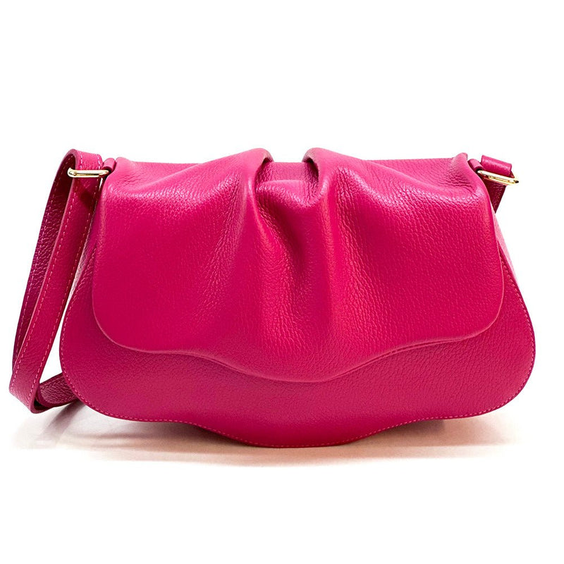 Calfskin Leather Crossbody Bag Elegant | Maria - Leather Italiano - Leather Italiano