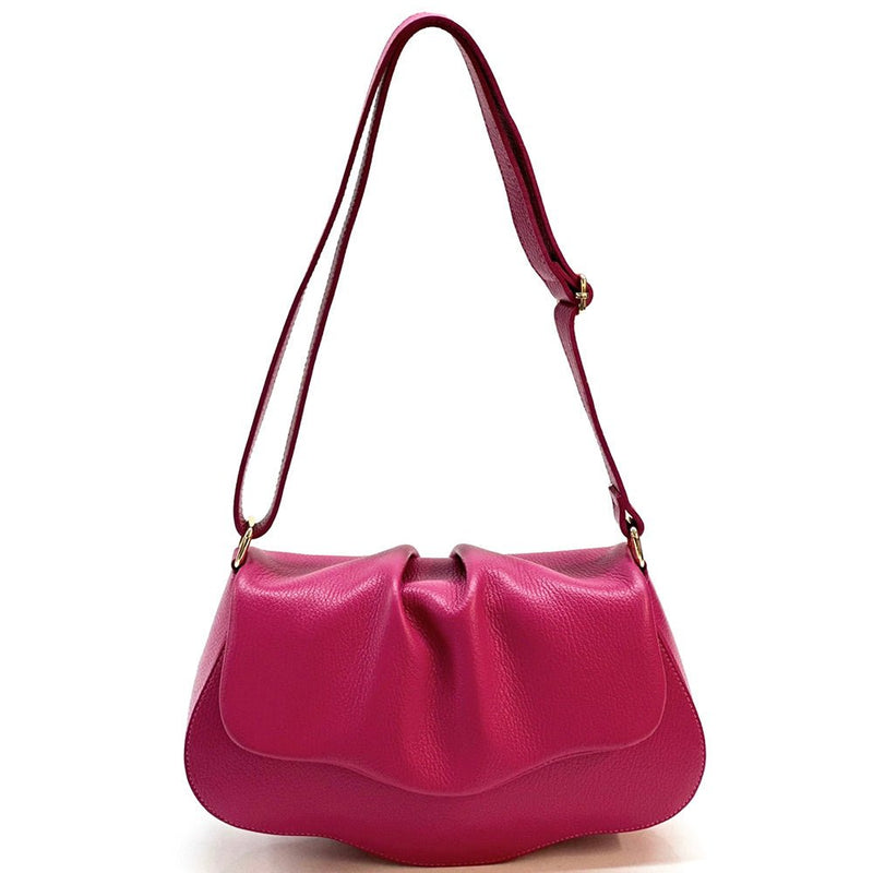 Calfskin Leather Crossbody Bag Elegant | Maria - Leather Italiano - Leather Italiano