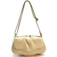 Calfskin Leather Crossbody Bag Elegant | Maria - Leather Italiano - Leather Italiano