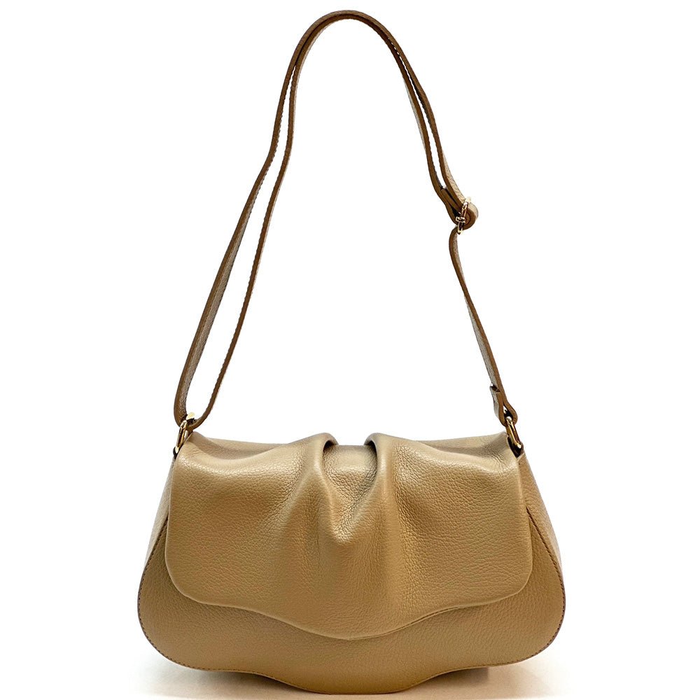 Calfskin Leather Crossbody Bag Elegant | Maria - Leather Italiano - Leather Italiano