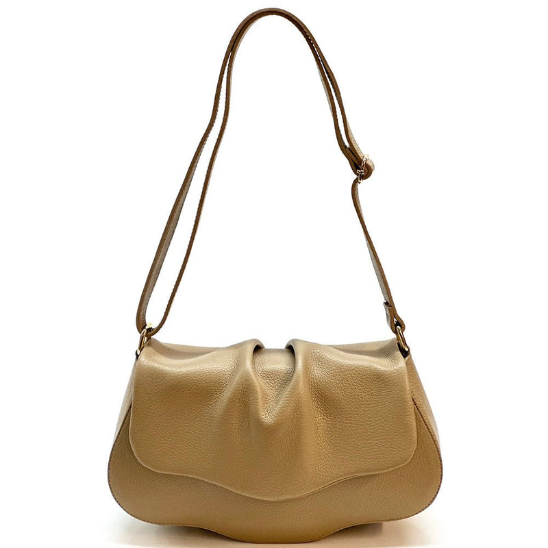 Calfskin Leather Crossbody Bag Elegant | Maria - Leather Italiano - Leather Italiano