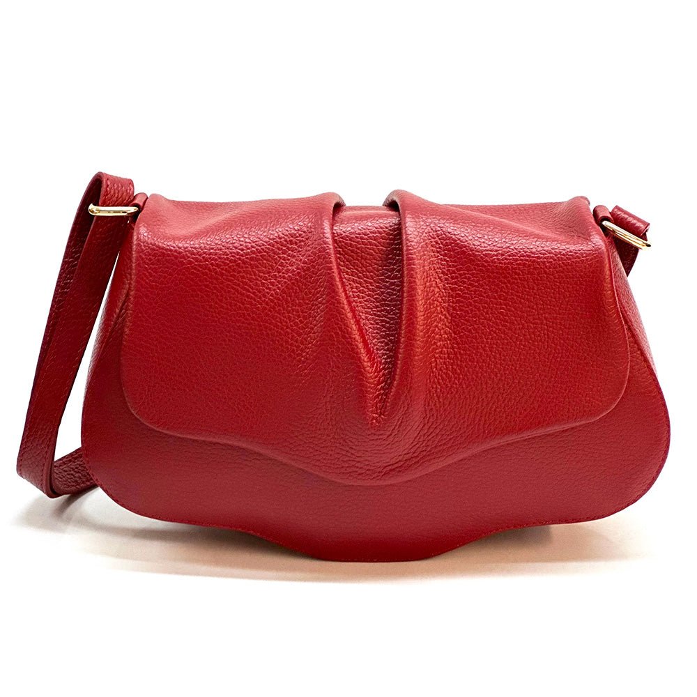 Calfskin Leather Crossbody Bag Elegant | Maria - Leather Italiano - Leather Italiano