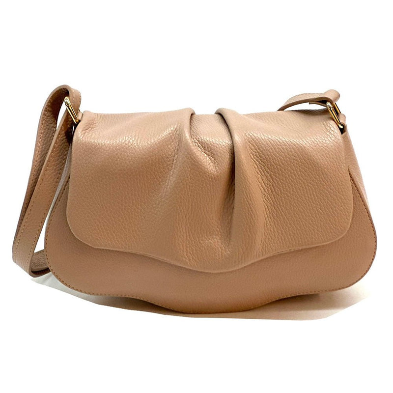 Calfskin Leather Crossbody Bag Elegant | Maria - Leather Italiano - Leather Italiano
