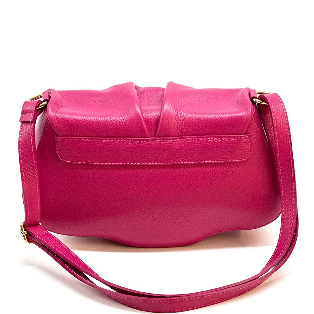 Calfskin Leather Crossbody Bag Elegant | Maria - Leather Italiano - Leather Italiano