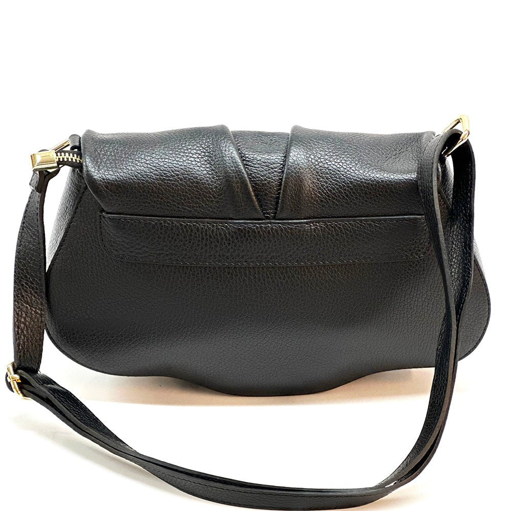 Calfskin Leather Crossbody Bag Elegant | Maria - Leather Italiano - Leather Italiano