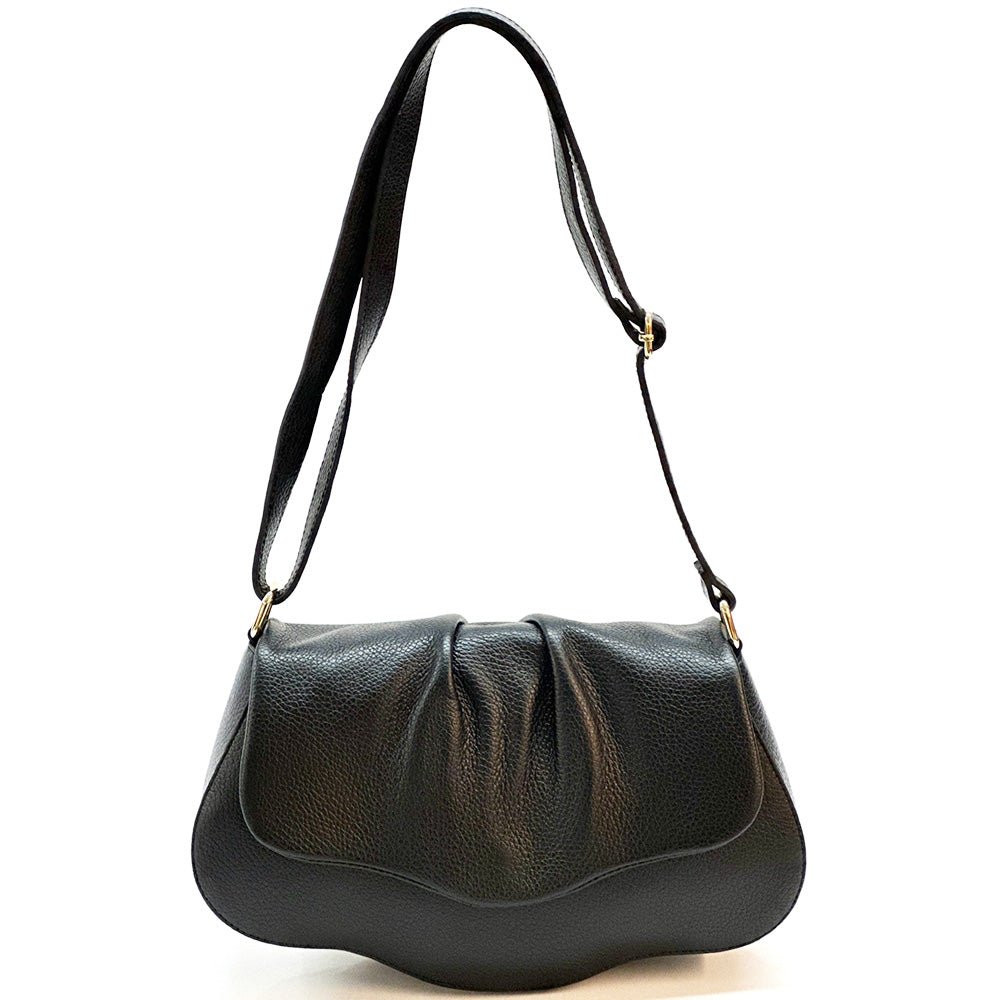 Calfskin Leather Crossbody Bag Elegant | Maria - Leather Italiano - Leather Italiano