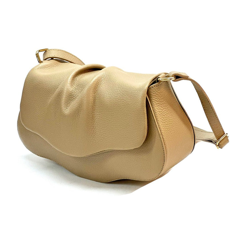 Calfskin Leather Crossbody Bag Elegant | Maria - Leather Italiano - Leather Italiano